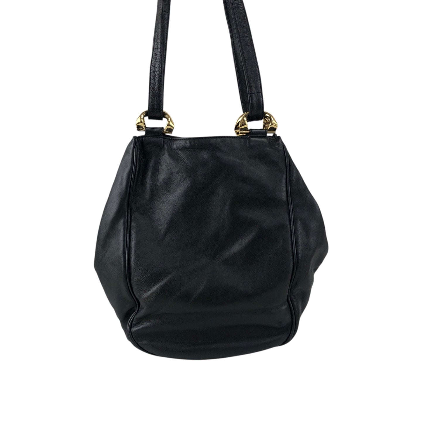 LOEWE Anagram Shoulder bag Black Vintage g6acrx