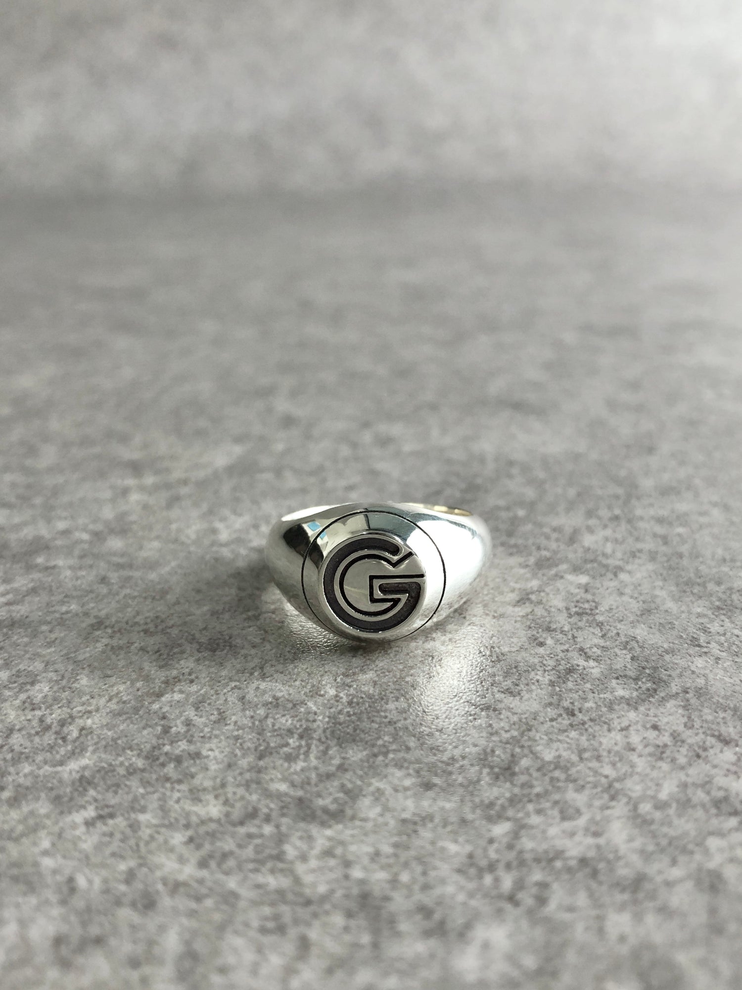 GUCCI G Motif SILVER925 Ring Silver Vintage giripw – VintageShop solo
