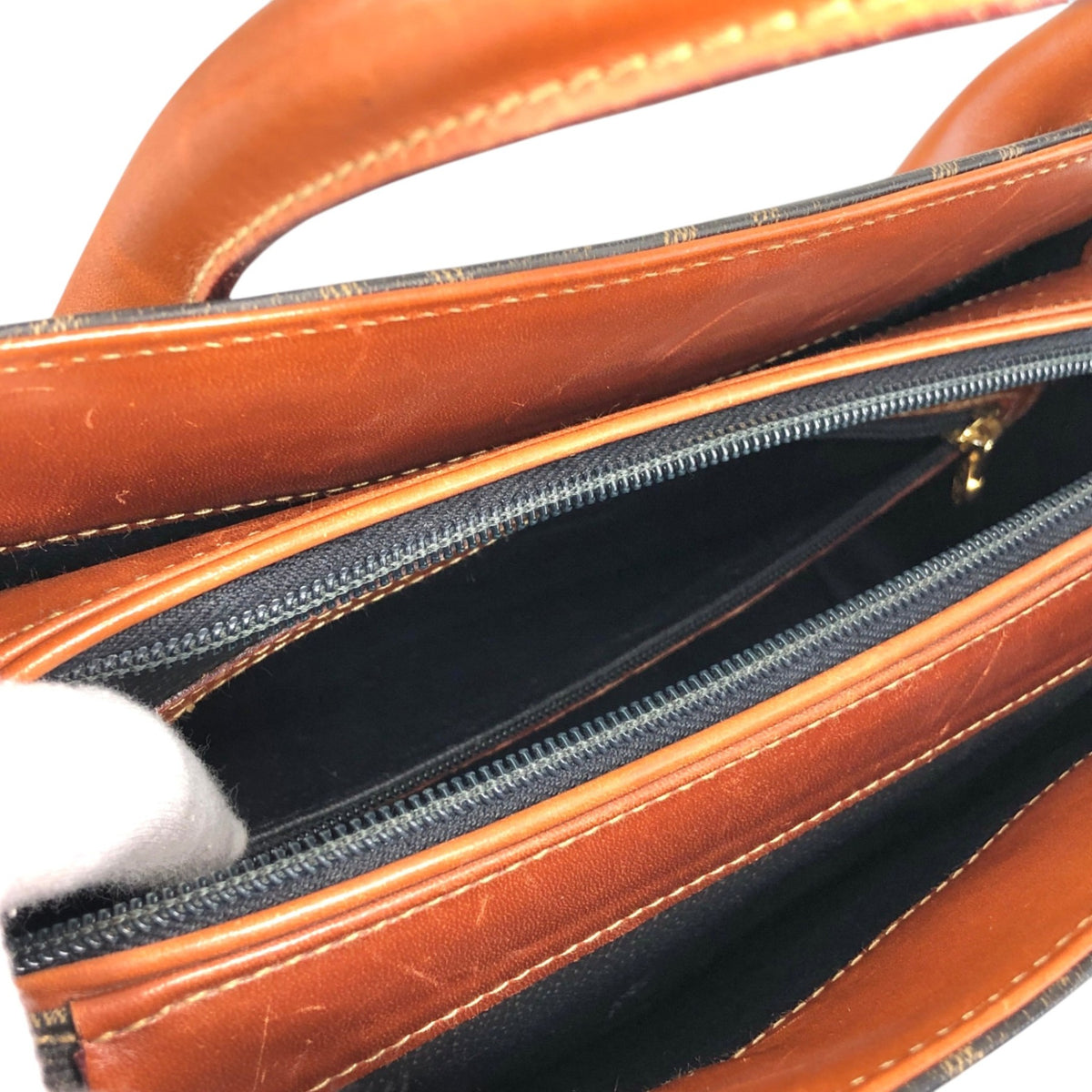 FENDI Zucca Logo Handbag Boston bag Brown Vintage ewdytc