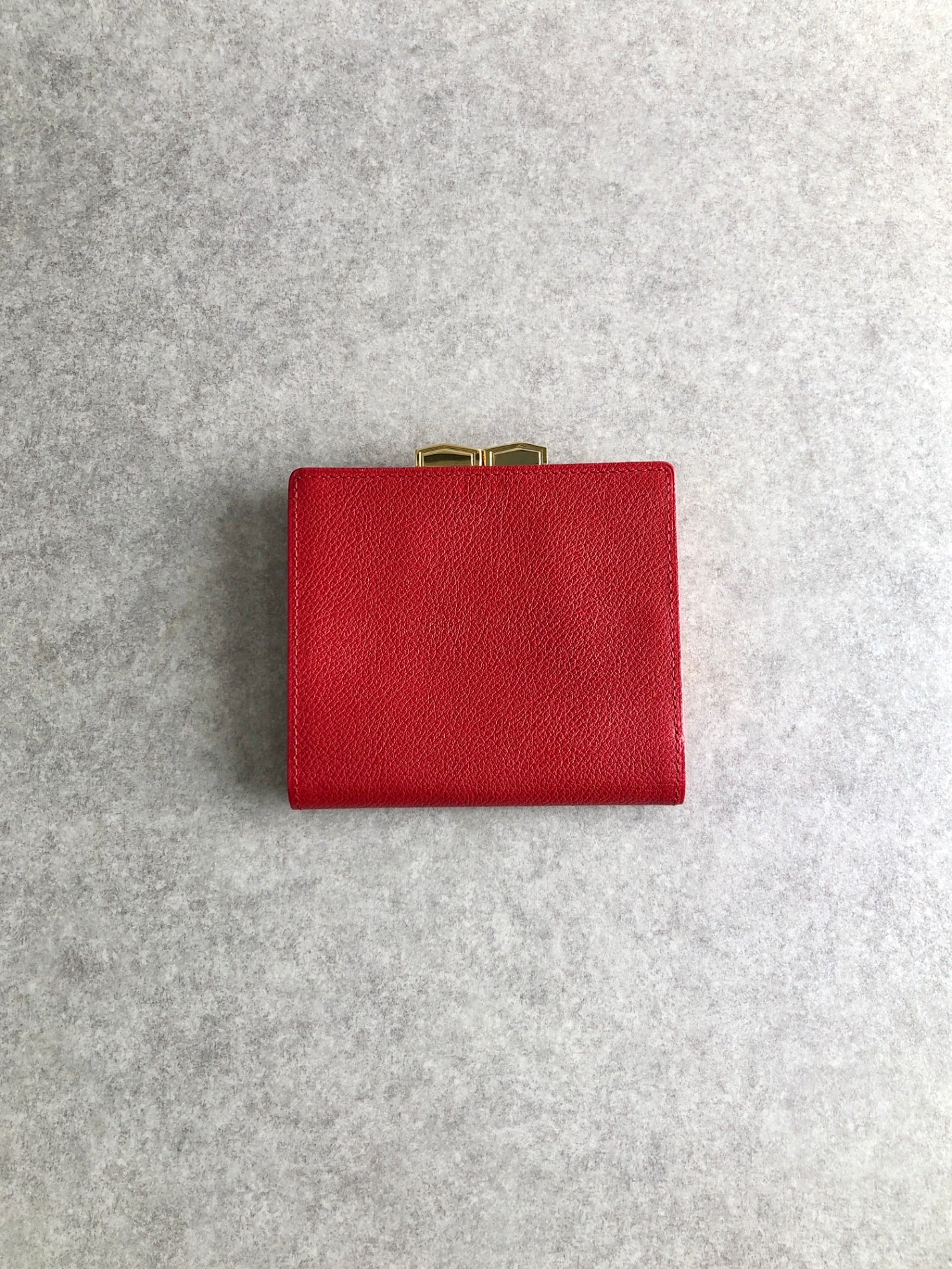 Yves Saint Laurent YSL Logo Folded Wallet Red Vintage 8gcd7j