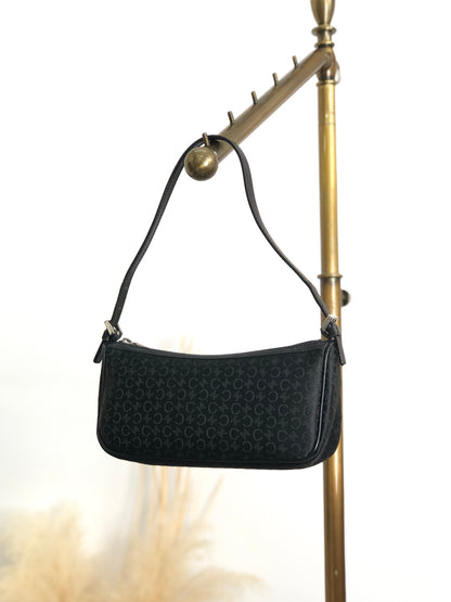 CELINE Shoulder bag Hobobag Black Vintage ygiapy
