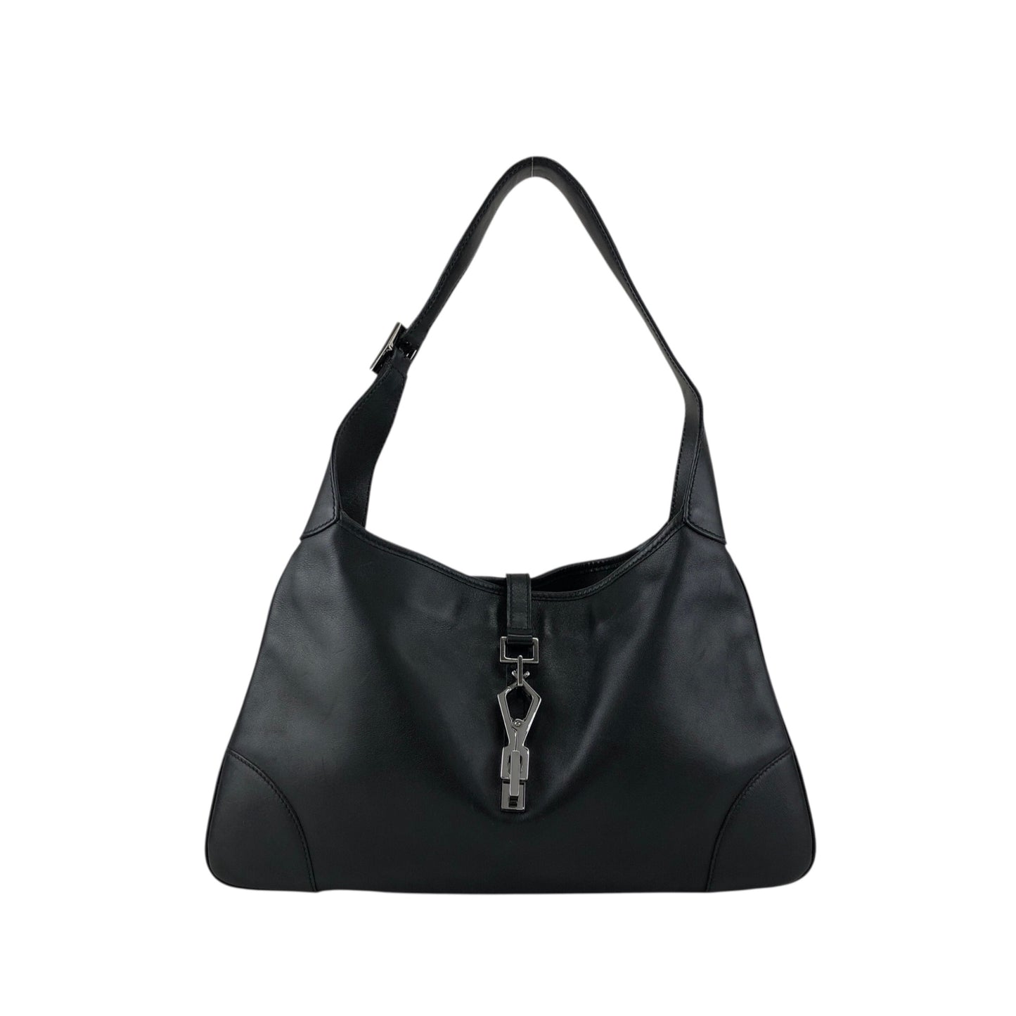 GUCCI Jackie Shoulder bag Black Vintage zv8n2e