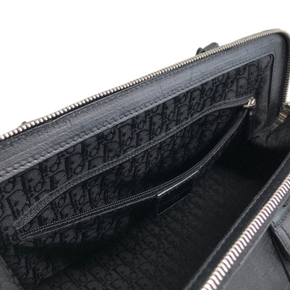 Christian Dior Logo Handbag Black Vintage ntaxds