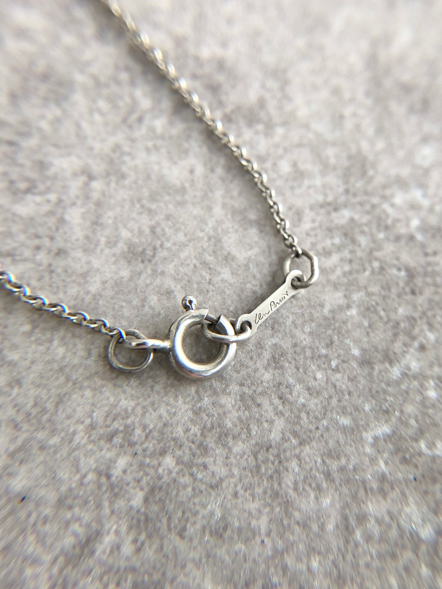 Tiffany & Co. Cross Motif Necklace Silver Vintage szwssf
