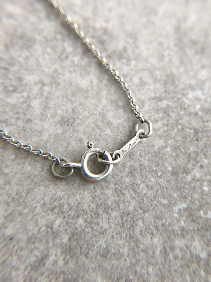Tiffany & Co. Cross Motif Necklace Silver Vintage szwssf