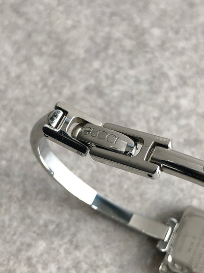 GUCCI Bangle Watch Silver 1900L Vintage ahc5hy