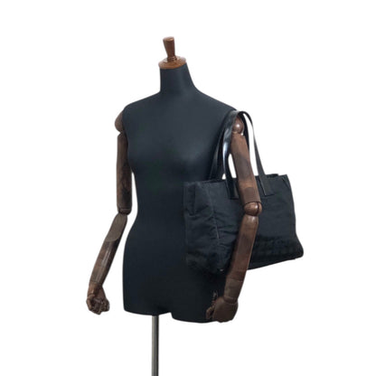 CHANEL New Travel Line Totebag Black Vintage 37n7zy