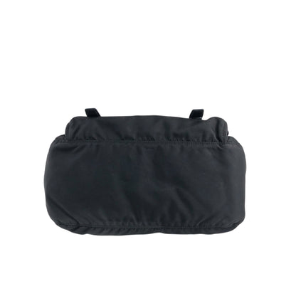 PRADA Tessuto Triangle Logo Shoulder bag Black Vintage t2gb5a