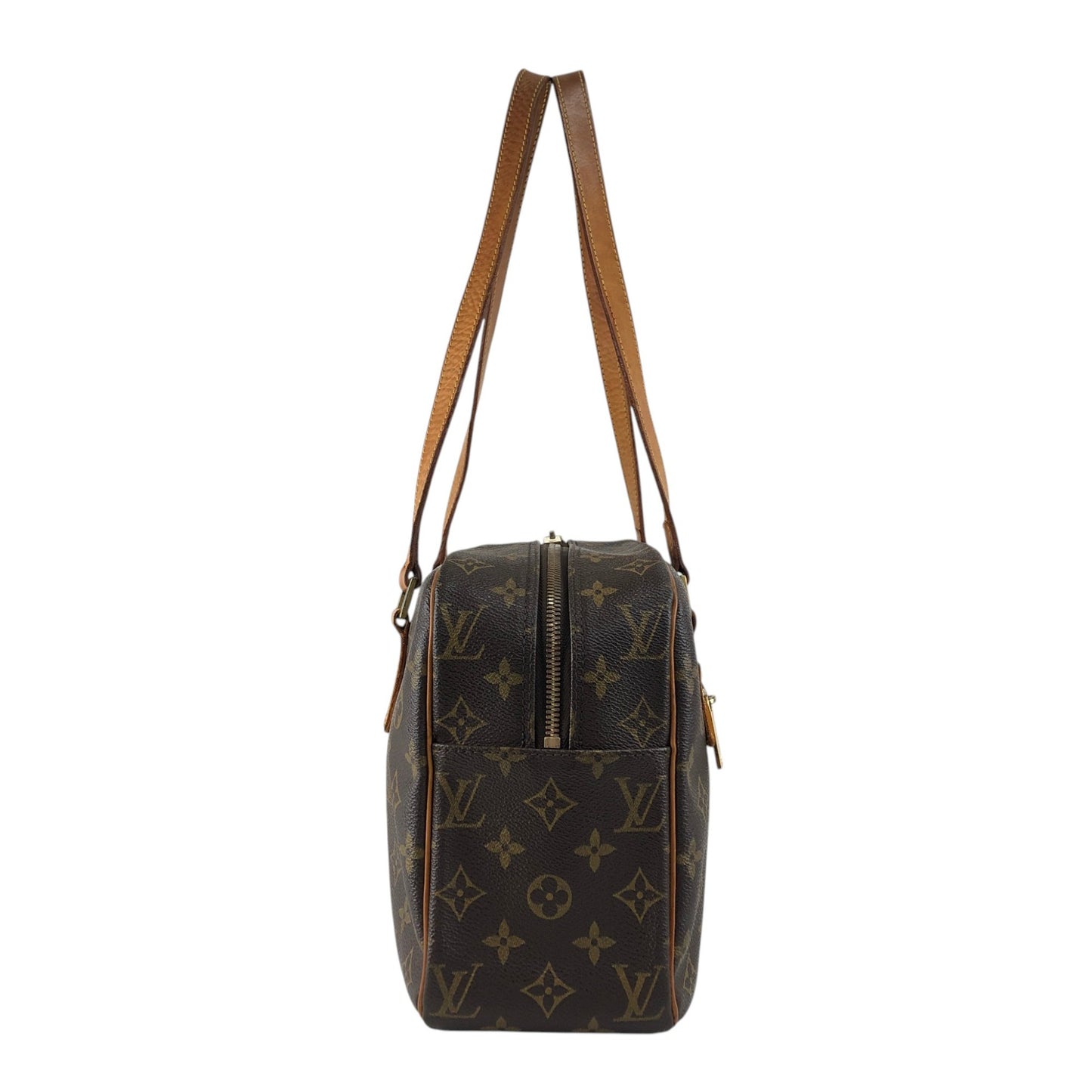 LOUIS VUITTON Monogram Totebag Brown Vintage su5r5b