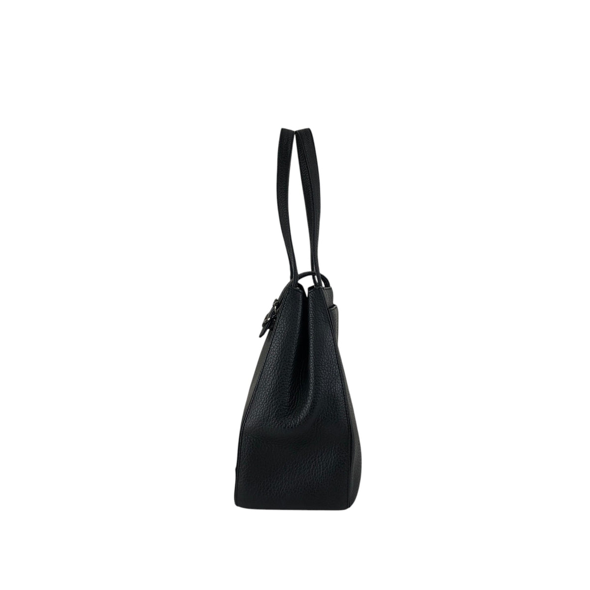 Yves Saint Laurent Logo Handbag Black Vintage zcepw5