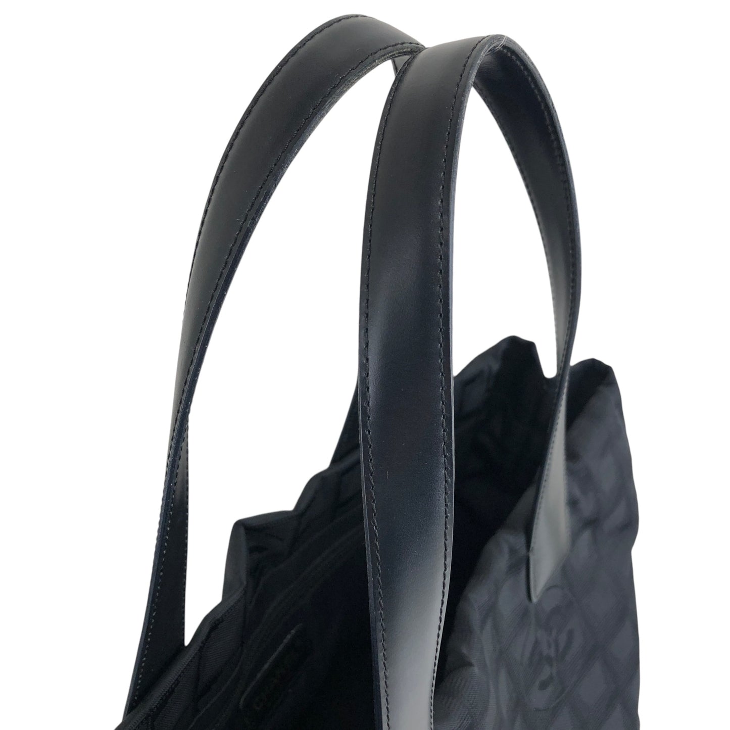 CHANEL New Travel Line Handbag Black Vintage kthaeu