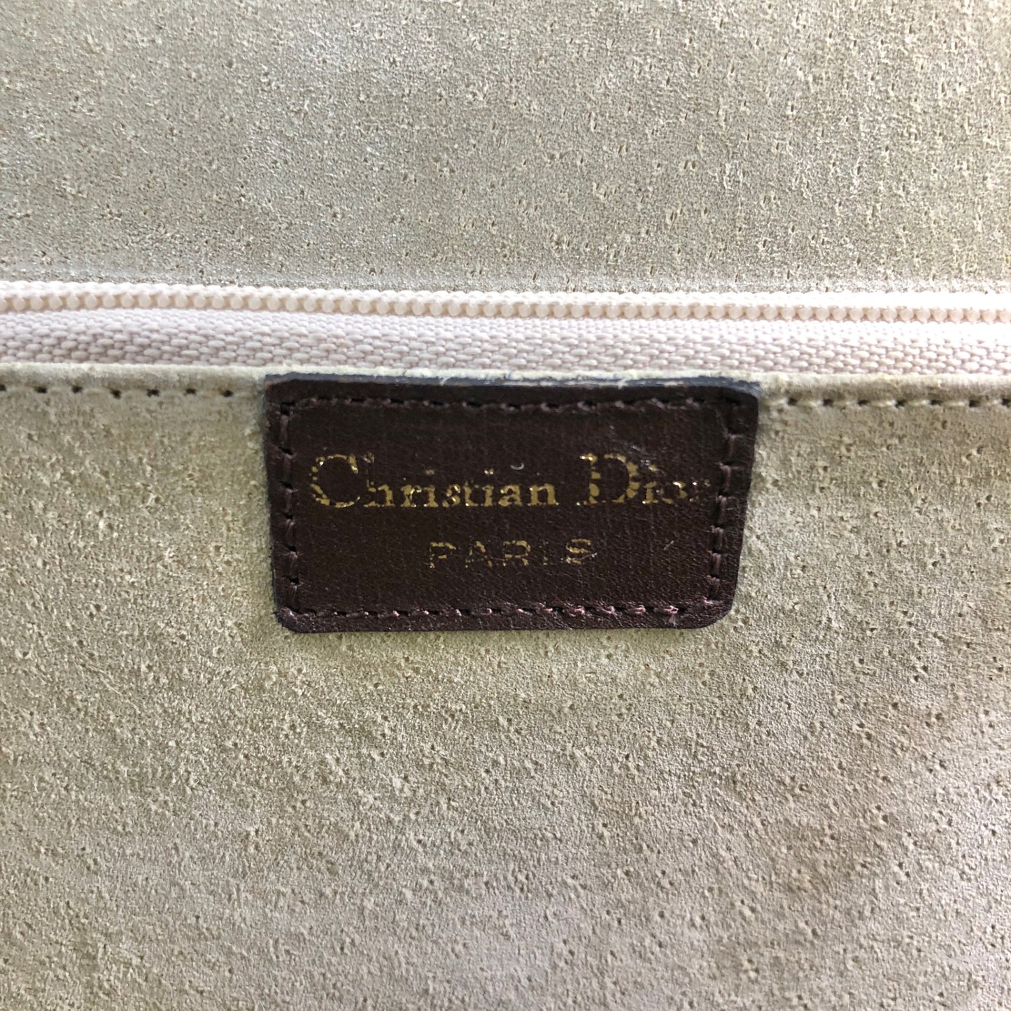 Christian Dior Metal Closure Two-way Handbag Shoulder bag Brown Vintage 2iixfe