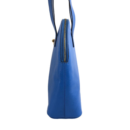 CELINE Toggle Clasp Shoulder bag Blue Vintage wbubna