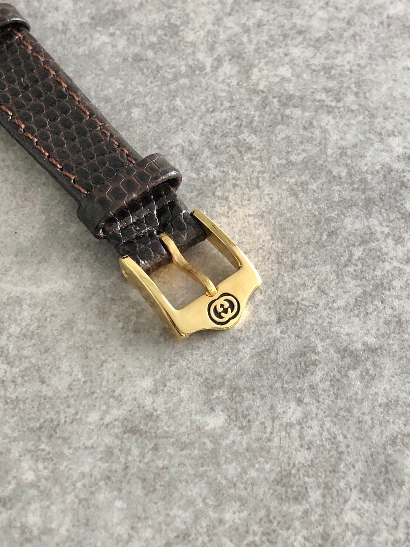GUCCI Watch Brown Vintage zvytwv