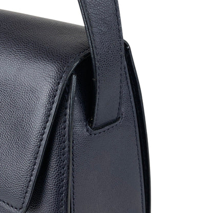CELINE Gancini Shoulder bag Navy Vintage hf7v5f