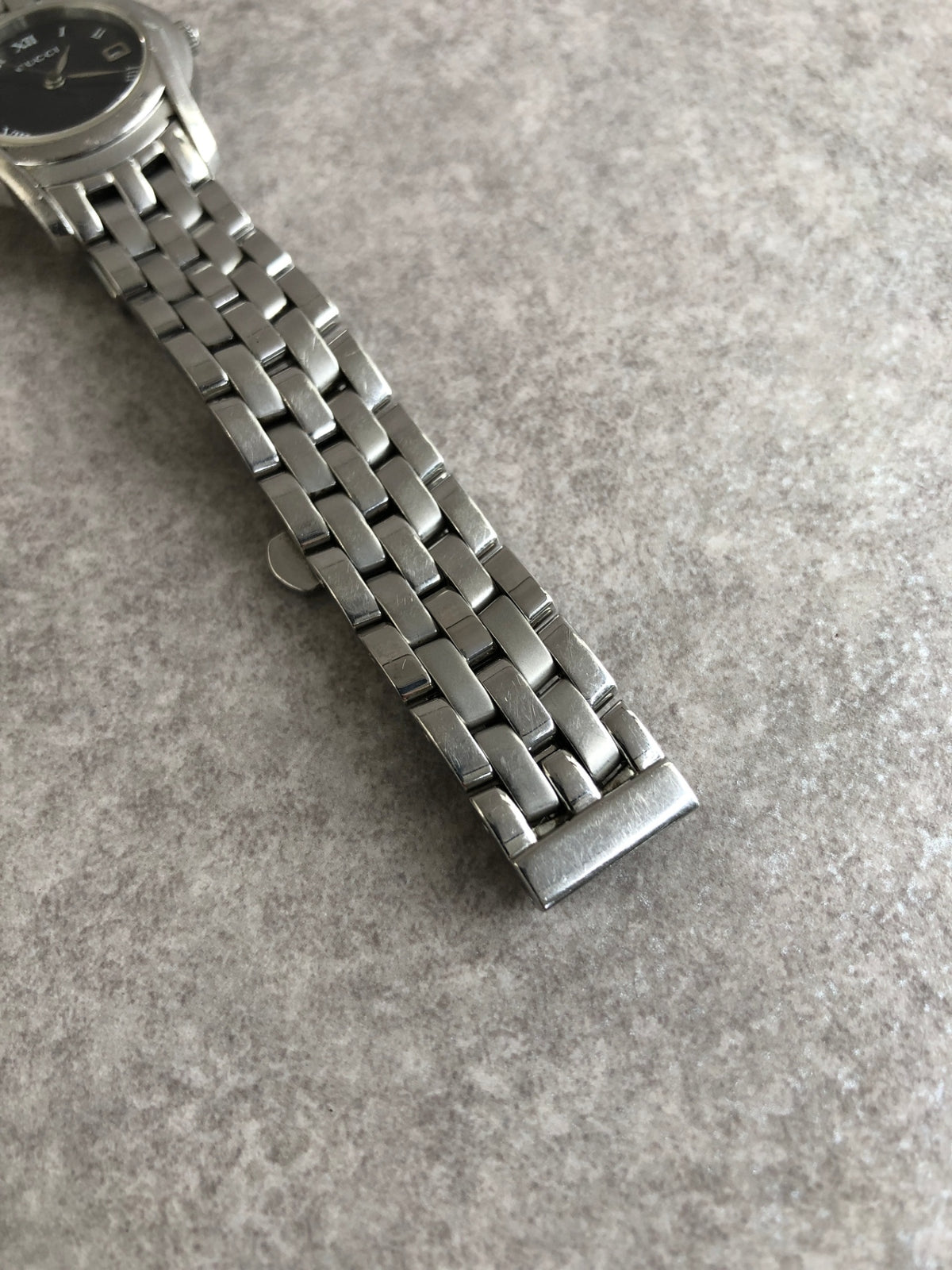 GUCCI Quartz Watch Silver 5500L Vintage w75vg2