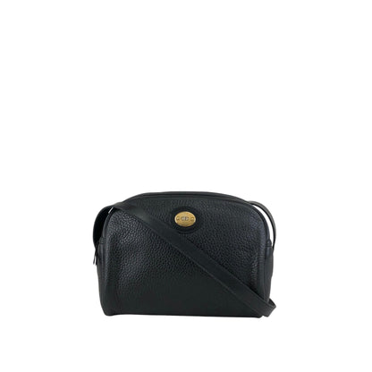 Christian Dior CD Logo Shoulder bag Black Vintage uh6gdz
