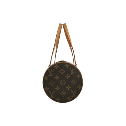 LOUIS VUITTON Monogram Handbag Brown Vintage jzv6c8