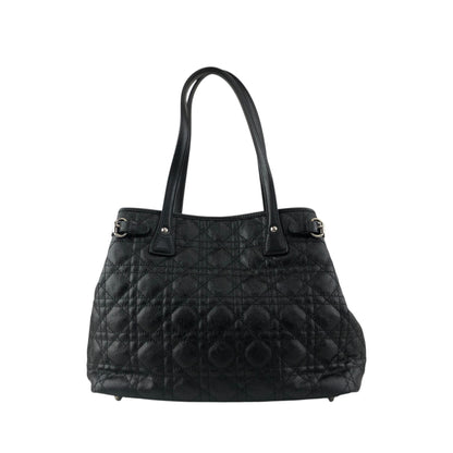 Christian Dior Cannage Totebag Black Vintage y5d2m6