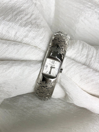 Christian Dior Quartz Watch Silver D96-100 Vintage gbn4ir