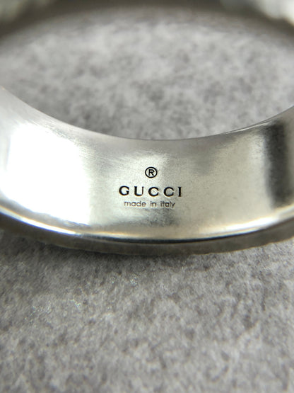 GUCCI GG Ring Silver Vintage gun8zt