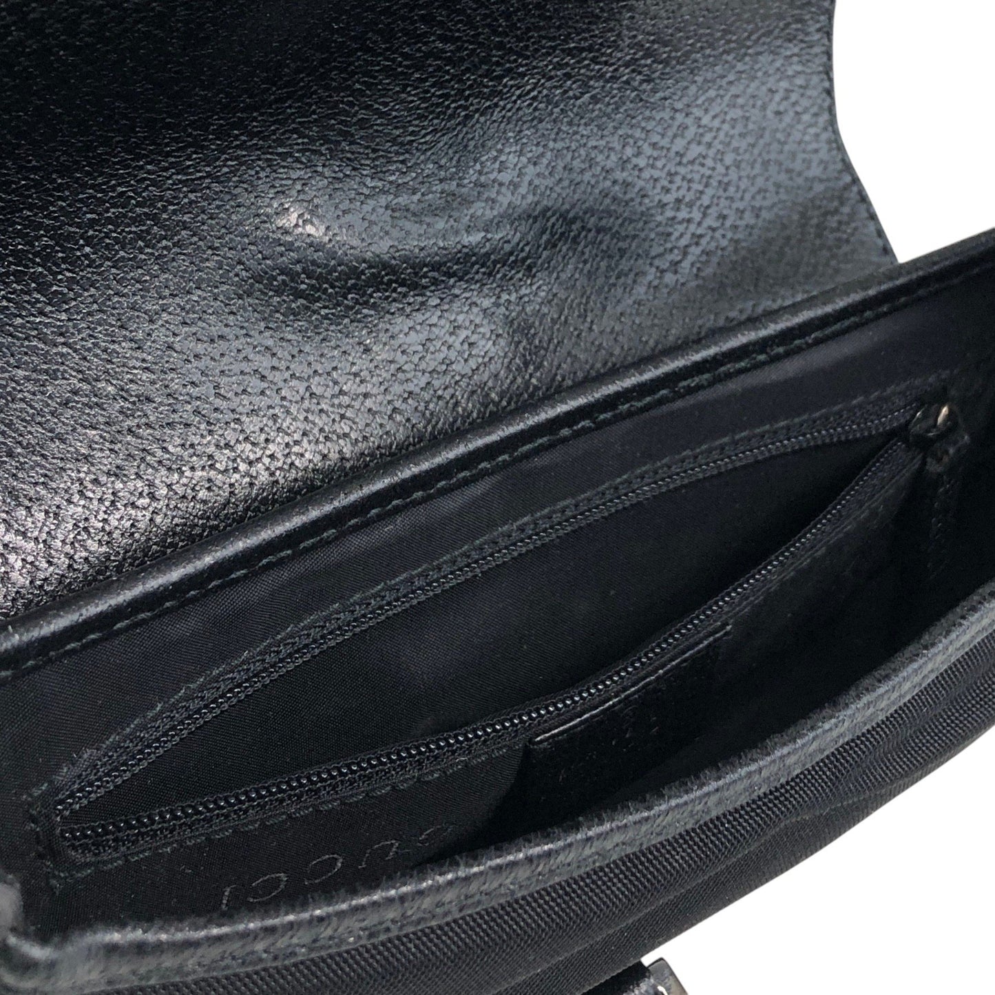 GUCCI Jackie Shoulder bag Black Vintage ja48kk