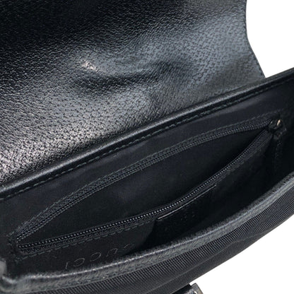 GUCCI Jackie Shoulder bag Black Vintage ja48kk