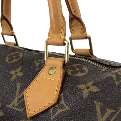 LOUIS VUITTON Monogram Small Boston bag Handbag BrownM41528  Vintage ejs7u6