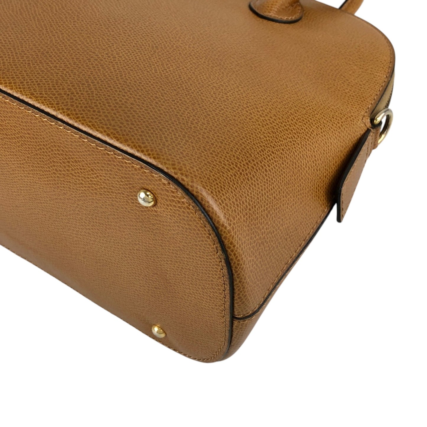CELINE Two-way Handbag Shoulder bag Brown Vintage 5ukm4d