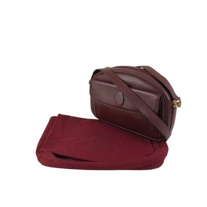 Cartier Logo Shoulder bag Bordeaux Vintage vfnedy