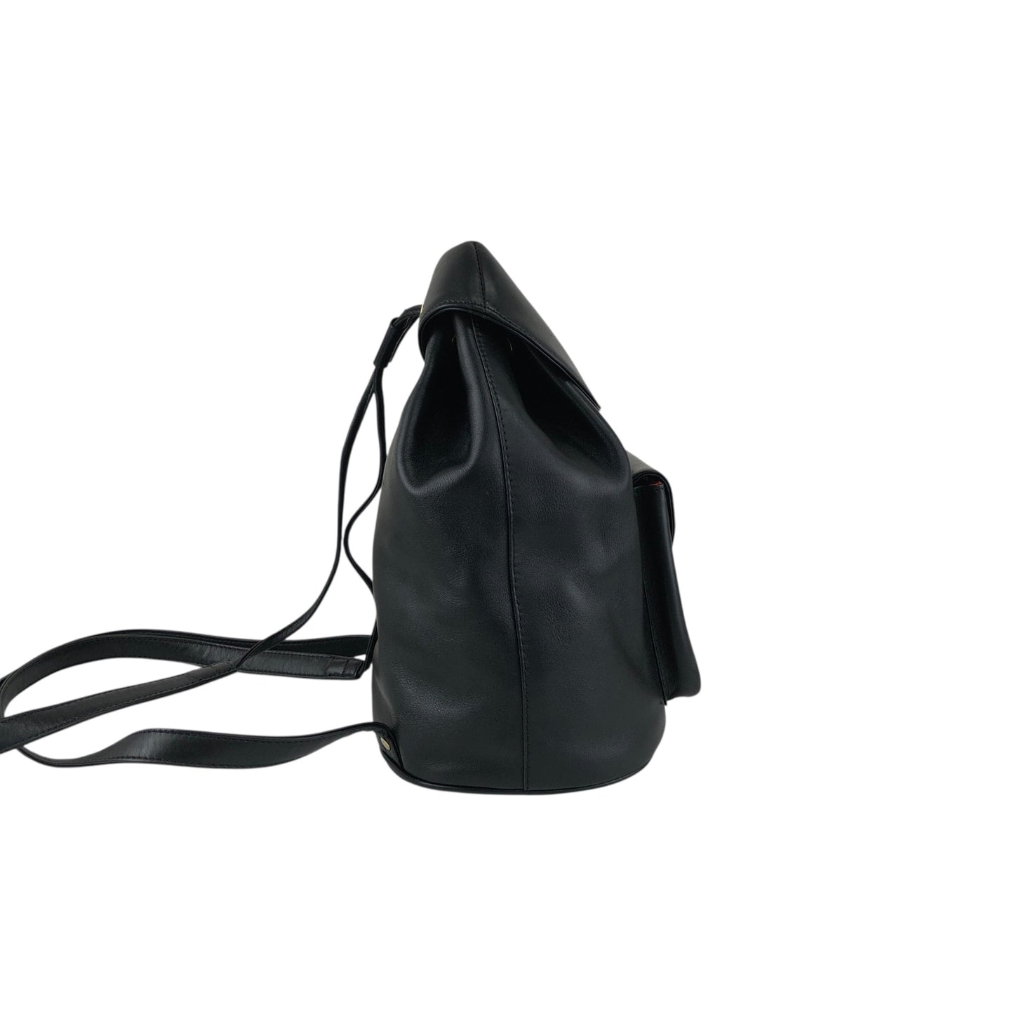 Christian Dior Logo Charm Backpack Black Vintage i7gek7