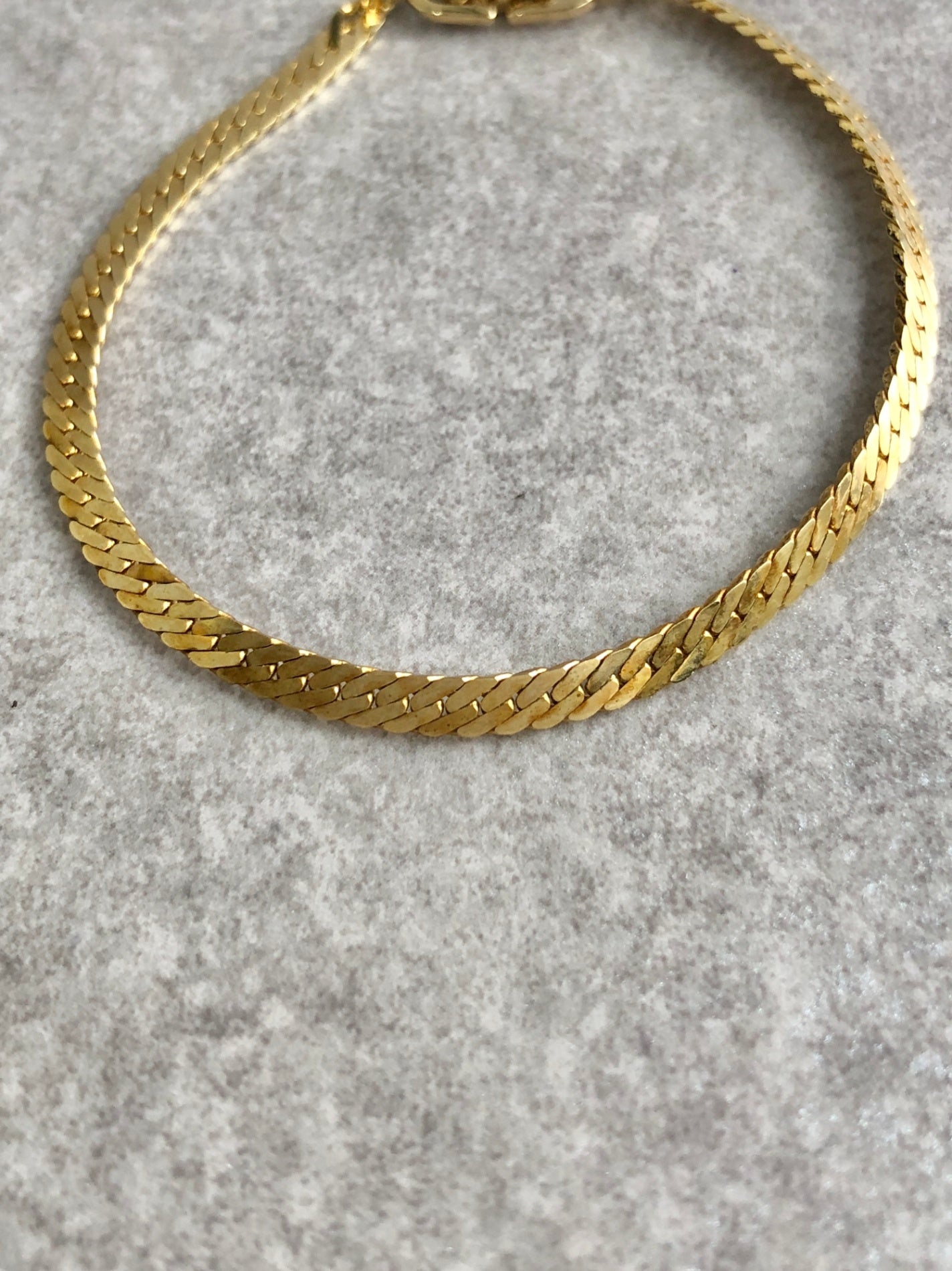 Christian Dior CD Logo Bracelet Gold Vintage jmr7w6