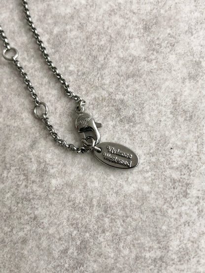Vivienne Westwood Necklace Silver Vintage xdszez