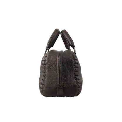 LOEWE Amazona28 Anagram Handbag Boston bag Brown Vintage rd4izx