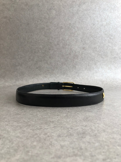 CELINE Triomphe Belt Black Vintage uw4euk
