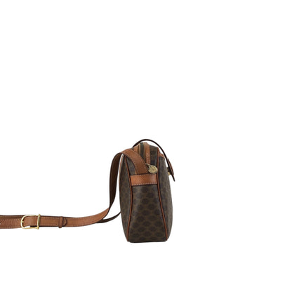 CELINE Macadam Blason Shoulder bag Brown Vintage whw3hb