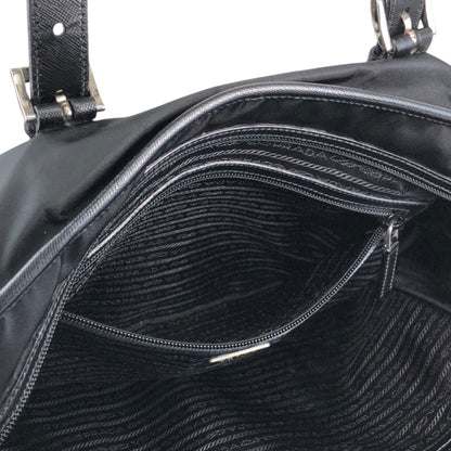 PRADA Tessuto Triangle Logo Totebag Black Vintage ivus2k