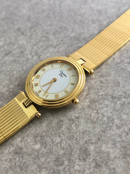 Christian Dior Watch Gold Vintage 2iw5w5