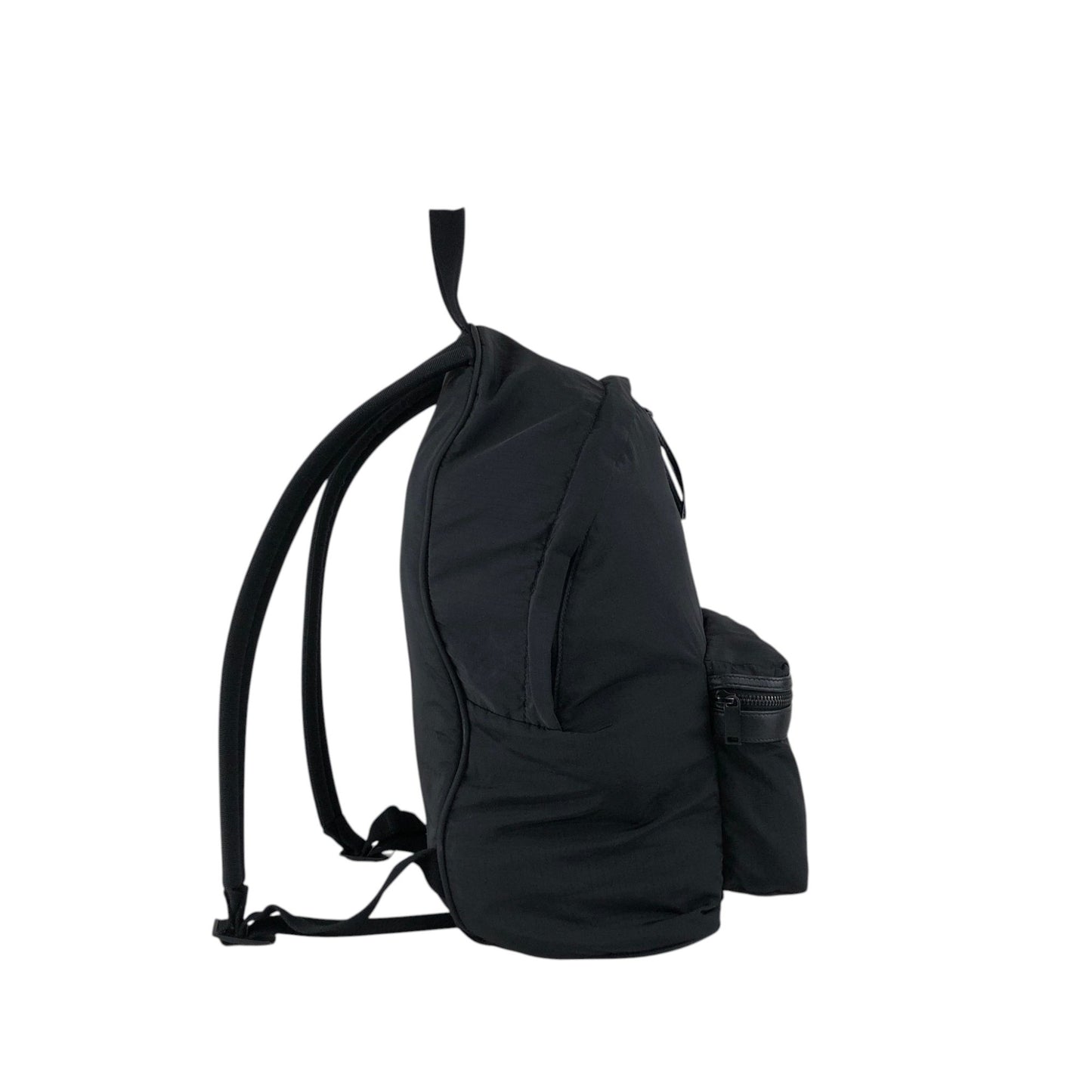 Yves Saint Laurent Logo Backpack Black Vintage 7tw3dp
