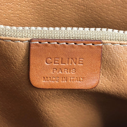 CELINE Macadam Blason Shoulder bag Totebag Beige Vintage arbnmz