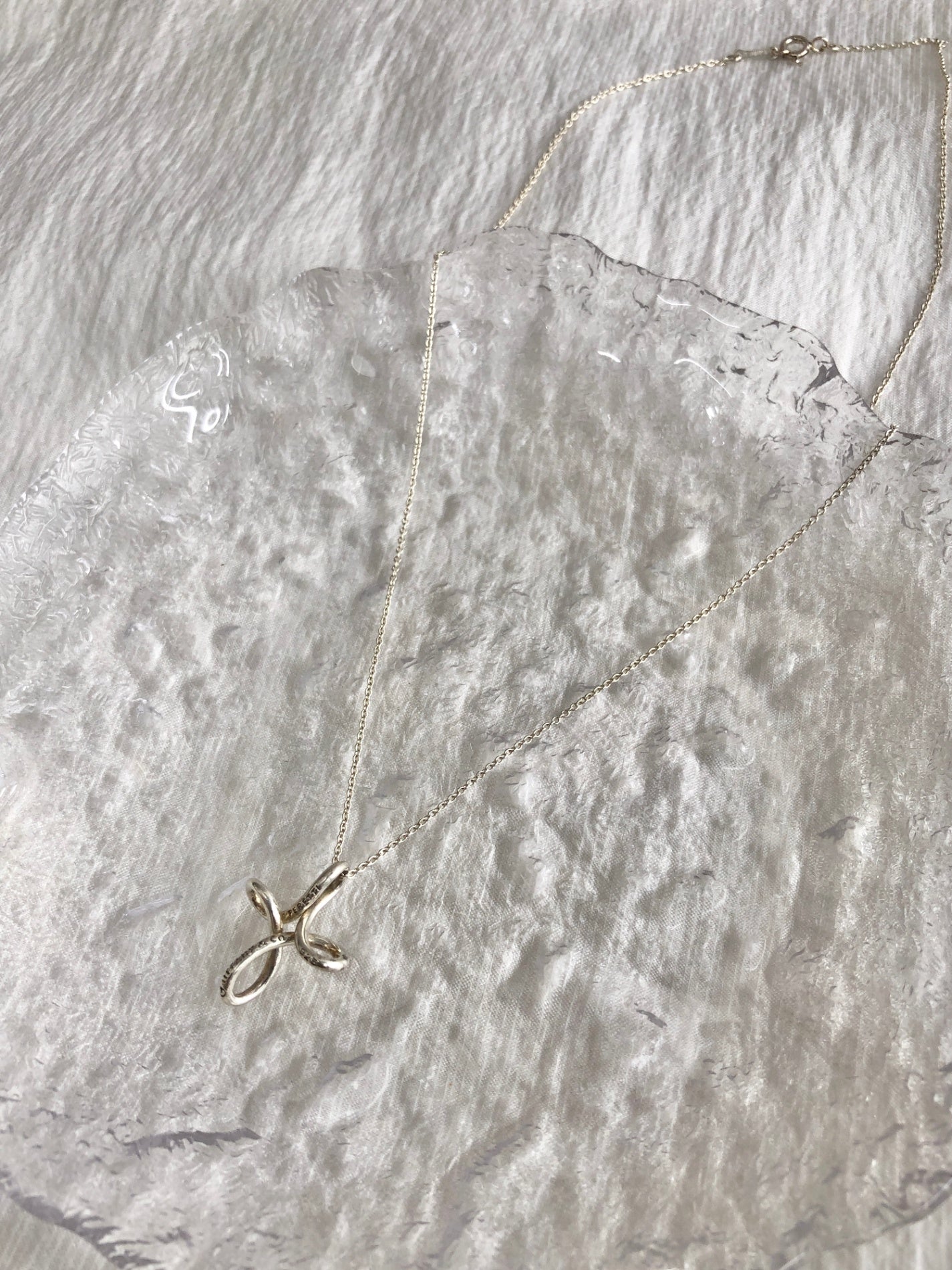 Tiffany & Co. SILVER925 Necklace Silver Vintage mdbwzi