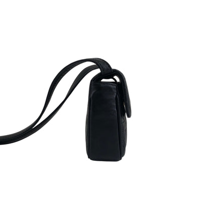 Christian Dior Lady Dior Cannage Small Shoulder bag Black Vintage mppar4