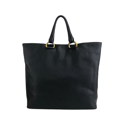 PRADA 標誌兩用手提包單肩包黑色復古 vbght3