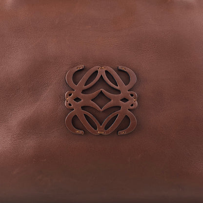 LOEWE Anagram Two-way Boston bag Shoulder bag Brown Vintage c288vn