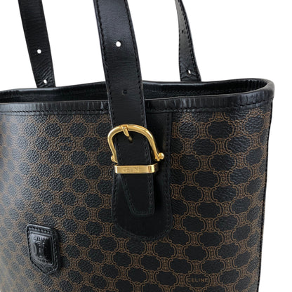 CELINE Macadam Blason Totebag Black Vintage cay5vs