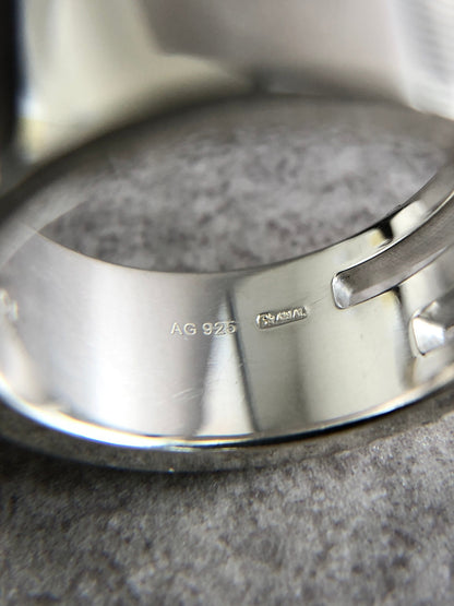 GUCCI SILVER925 Ring Silver Vintage z7vz4g