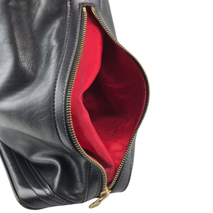 CELINE GancinivDrawstring Shoulder bag Black Vintage z78ygt