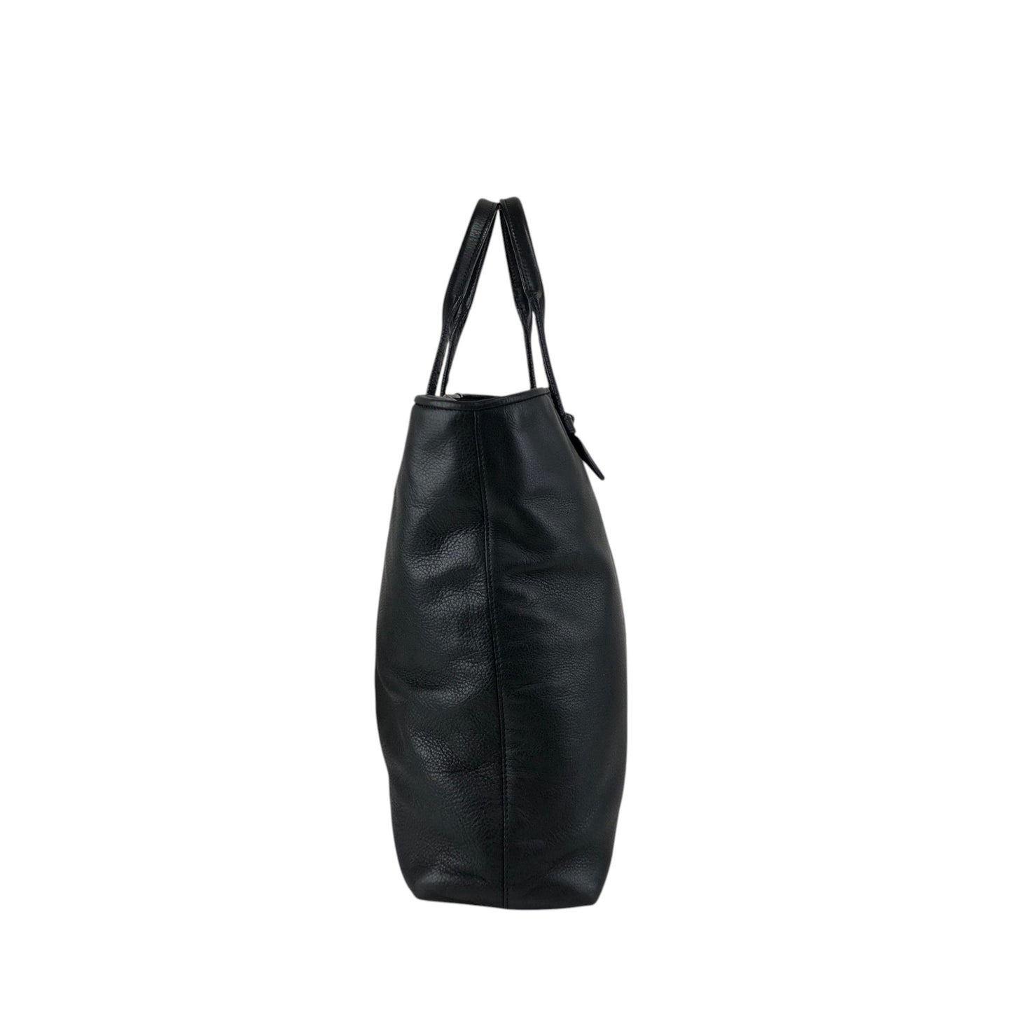 LOEWE Logo Embossed Two-way Handbag Shoulder bag Black Vintage m3sbja