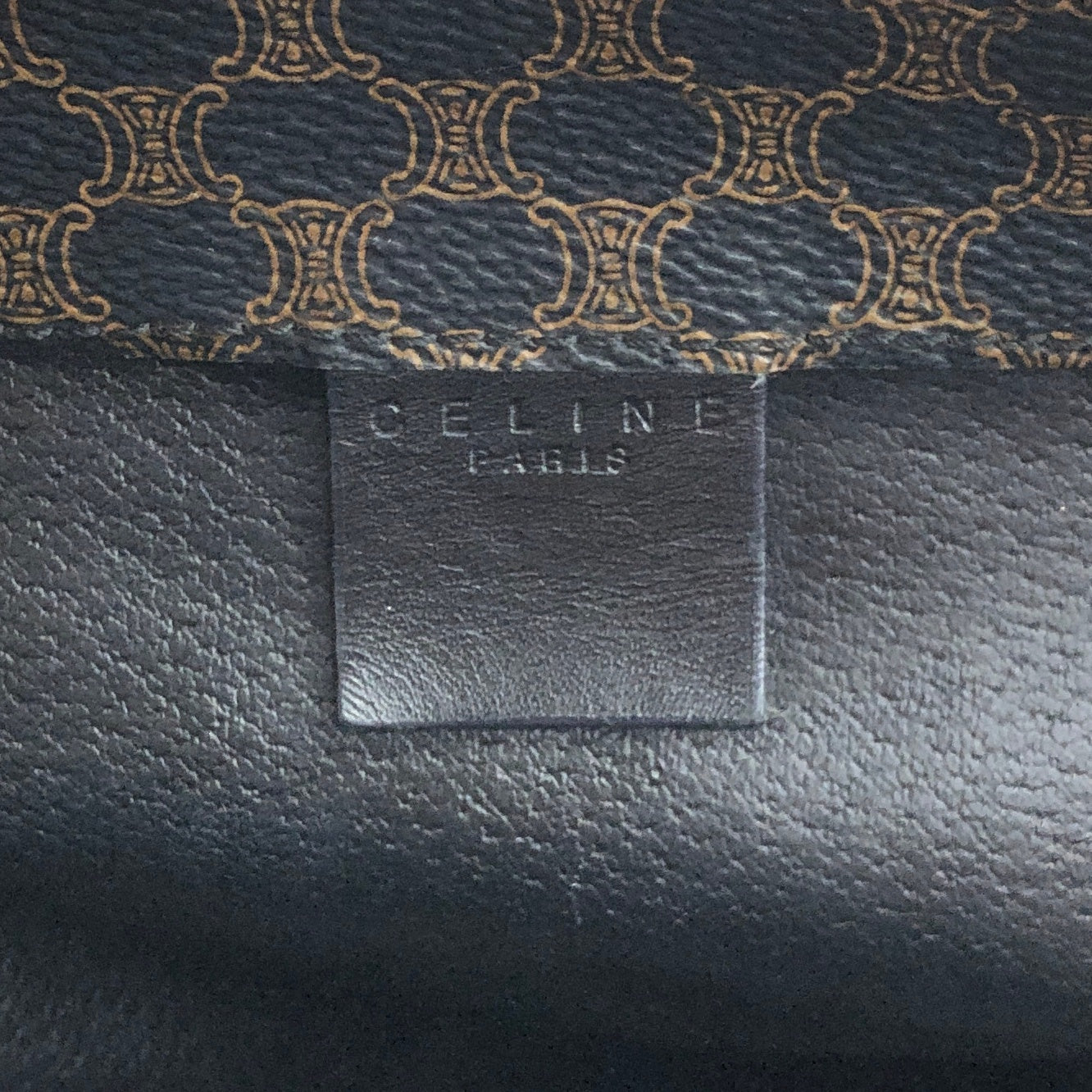 CELINE Macadam Backpack Black Vintage bbsdnb