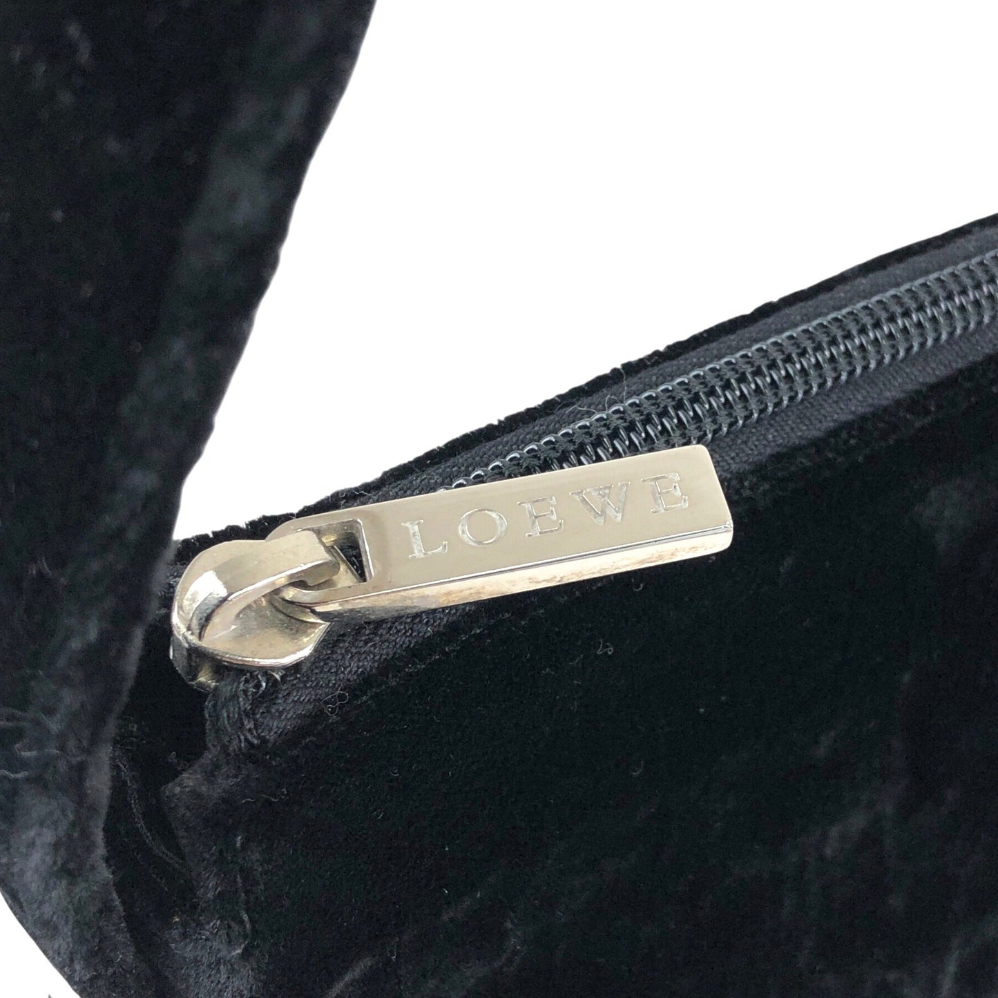 LOEWE Logo Shoulder bag Black Vintage eck8fg